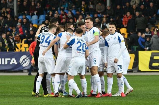 "Динамо" займає третє місце в УПЛ