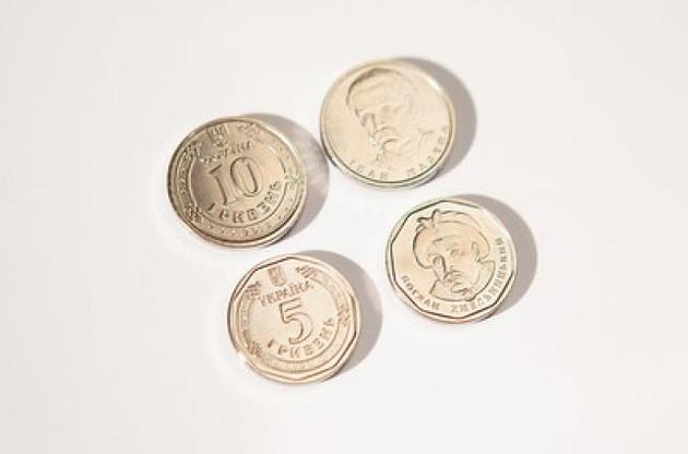 НБУ введет в обращение монету 10 гривень