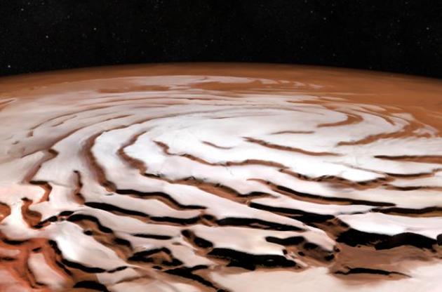 Полосы на склонах марсианских кратеров оказались следами лавин