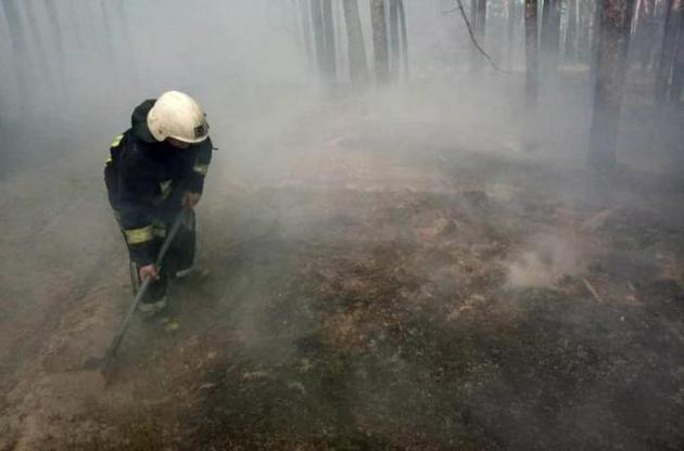 Спасатели предотвратили большой лесной пожар в Днепропетровской области