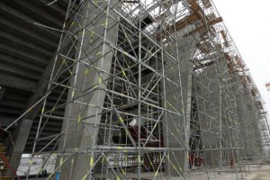 Во Львове бастуют строители стадиона к Евро-2012