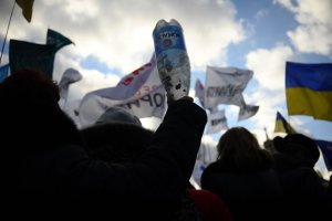 Под стенами ВР собралось 3,5 тыс. митингующих