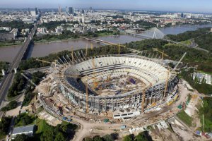 В Варшаве серьезно задержано строительство стадиона к Евро-2012