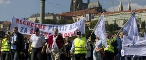 У Чехії розпочався загальнонаціональний страйк