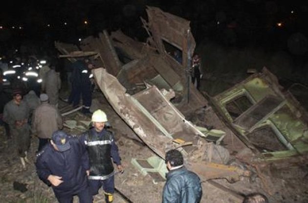 Вночі у Єгипті зійшов з рейок армійський потяг