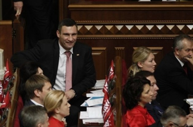 Виталий Кличко в Раде