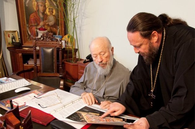 Наместник Десятинного монастыря представил Предстоятелю УПЦ проект сохранения остатков Десятинной церкви