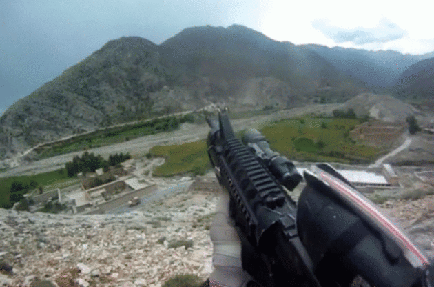 Видео с афганской войны в стиле Call of Duty прославило американского солдата
