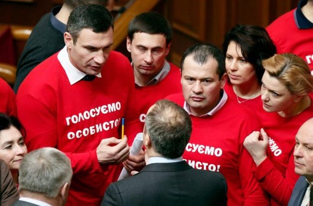 Віталій Кличко в Раді