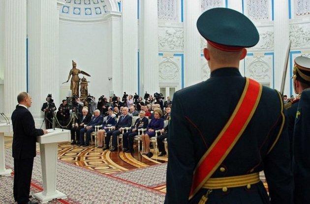 Церемония вручения премий в Кремле