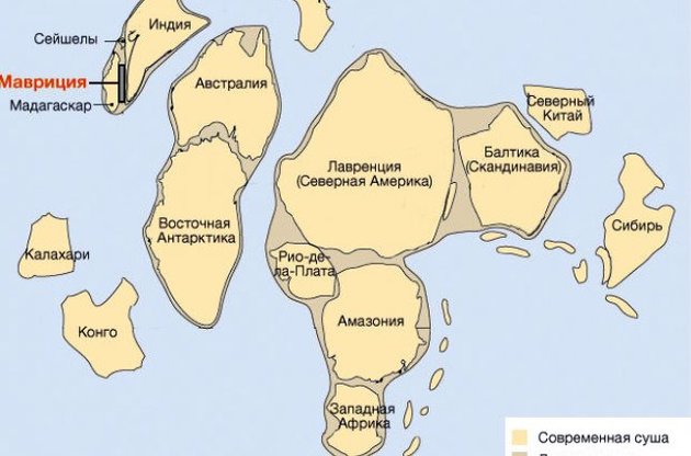 Вчені знайшли сліди стародавнього континенту