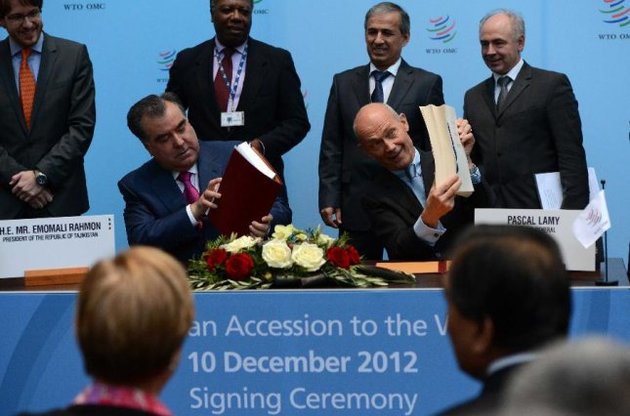 Таджикистан официально стал 159-м членом ВТО