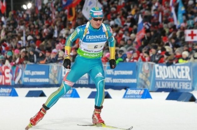 Украинец Сергей Семенов - третий на этапе Кубка мира по биатлону в Сочи