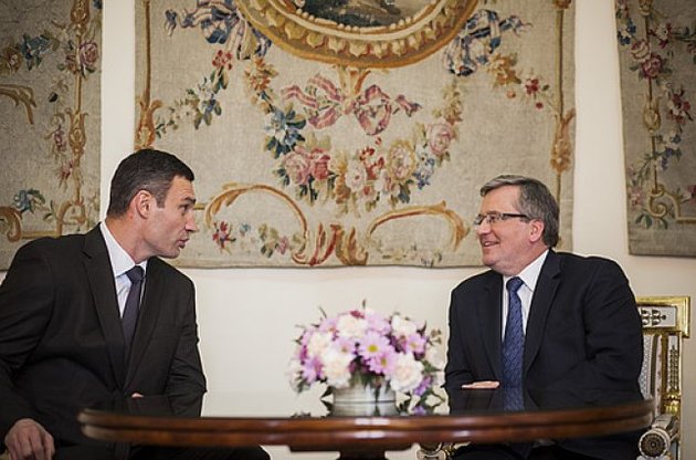 Віталій Кличко і Броніслав Коморовський