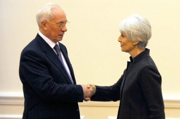 Микола Азаров і Венді Шерман