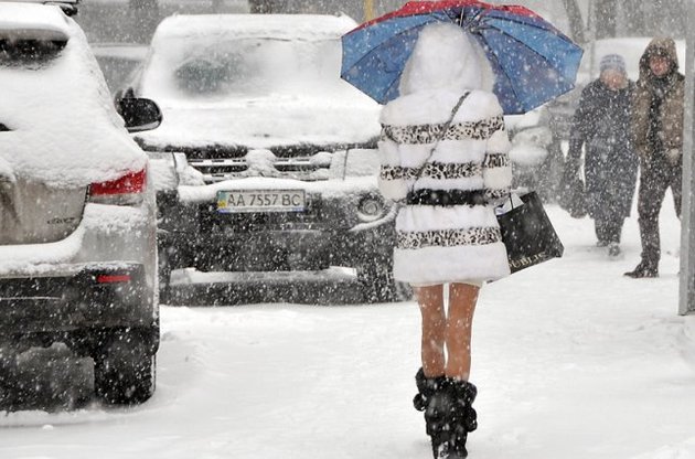 Снігопад у Києві стихне в найближчі два дні, але похолодає до -12