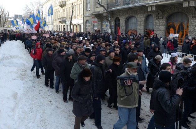 Оппозиция объявила о создании революционных комитетов на Львовщине