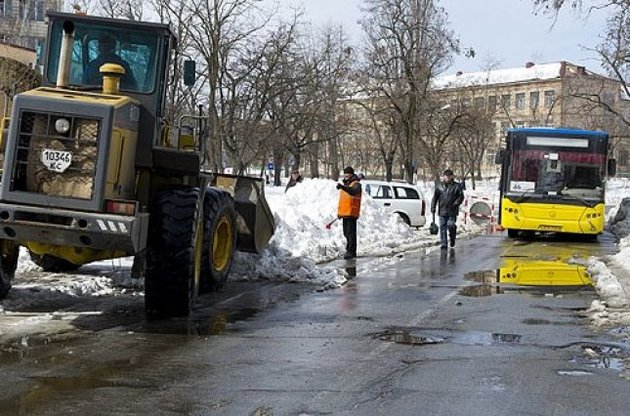 В результате таяния снега Киеву грозят подтопления