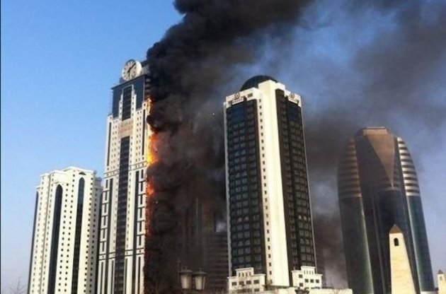 Пожежа в "Грозний-Сіті"