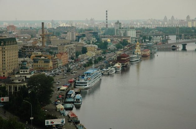 Вид на Поділ у Києві