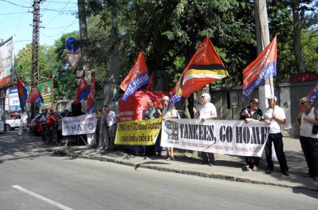 Акція протесту проти навчань &quot;Сі Бриз - 2012&quot; в Одесі