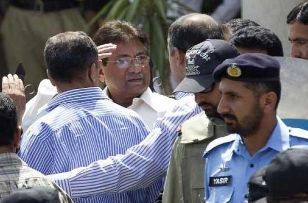 Заарештовано екс-президента Пакистану Мушаррафа, що втік із суду