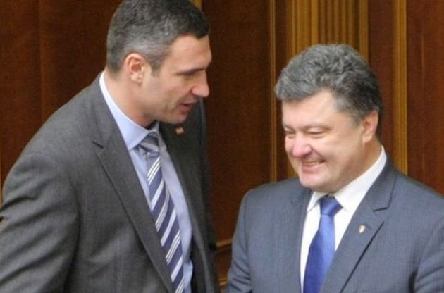 Виталий Кличко и Петр Порошенко