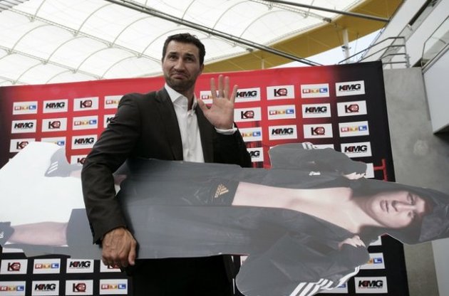 Владимир Кличко встречался уже с "картонным" Поветкиным