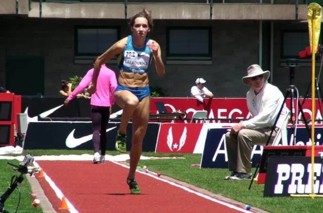 Ольга Саладуха - лідер світового сезону в потрійному стрибку