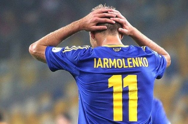 Впервые в 2013 году Ярмоленко ушел с поля без гола