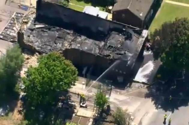 Исламский центр сгорел практически дотла