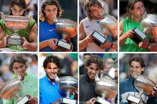 Надаль в восьмой раз победил в Париже