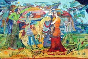 В Киев едет уникальная выставка грузинской художницы-гения