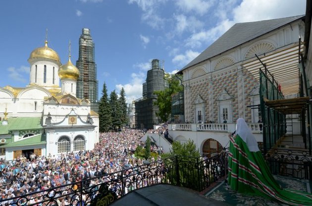 Патриаршее служение в праздник Святой Троицы в Троице-Сергиевой лавре