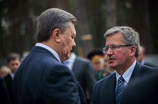 Коморовский посетит Луцк на годовщину Волынской трагедии, но Янукович к нему не приедет