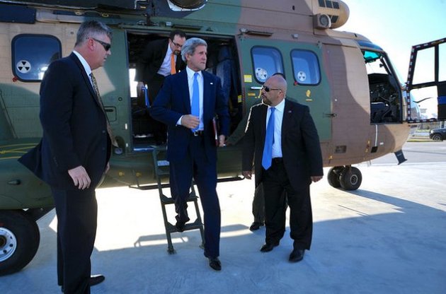 Джон Керри 19 июля посетил с визитом Рамаллах