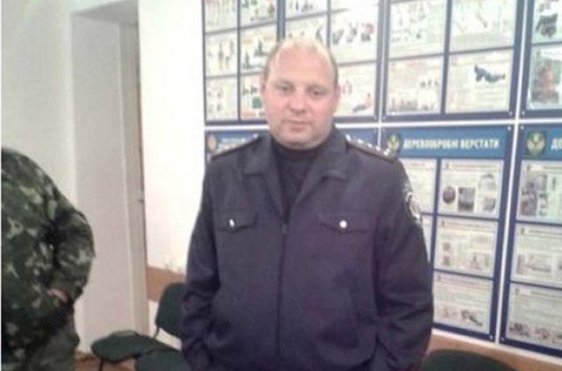 Подозреваемый милиционер Евгений Дрижак