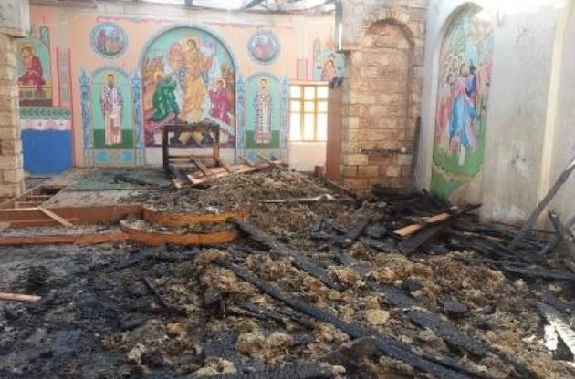 В Крыму сгорел мужской монастырь УПЦ МП