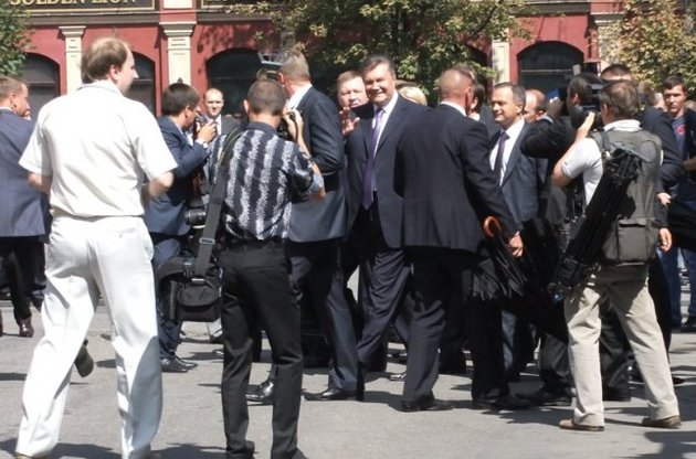 Виктор Янукович посетил Донецк