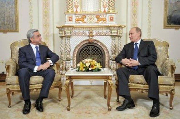 Президент Вірменії заявив про бажання республіки вступити до Митного союзу