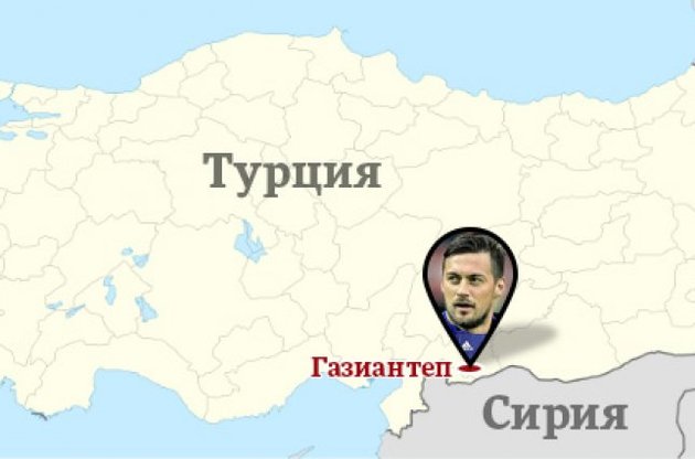 Артем Милевский трудоустроился на границе с Сирией