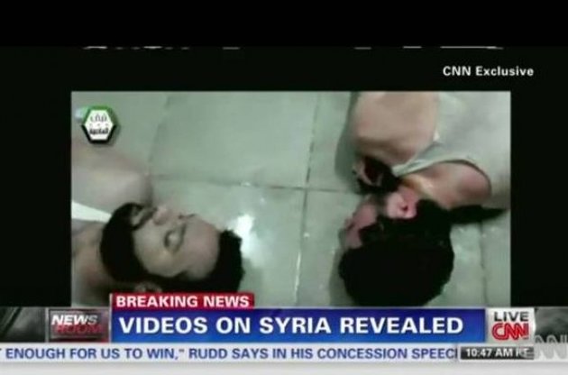 Американские телеканалы показали жертв химической атаки в Сирии