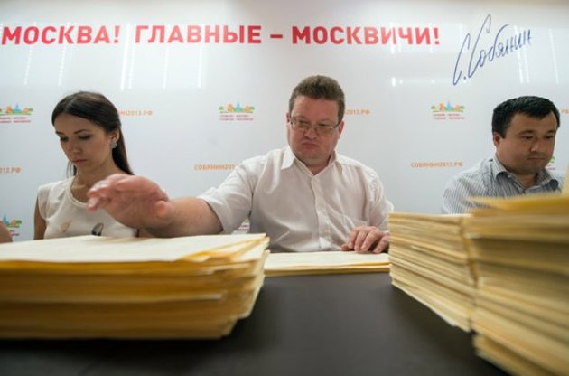На виборах мера Москви Навальний програв Собяніну