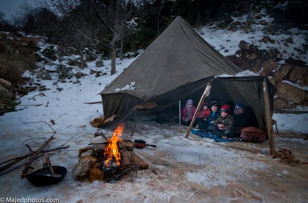 Беженцы на сирийской границе