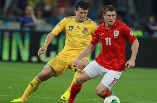Украина не сумела воплотить преимущество в голы и сыграла вничью с Англией