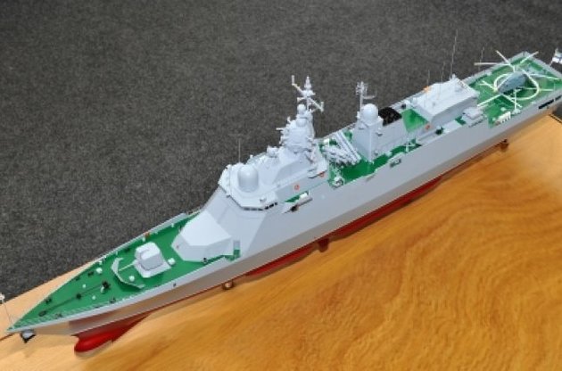 Розсекречений макет проекту 58250 (Корвет)