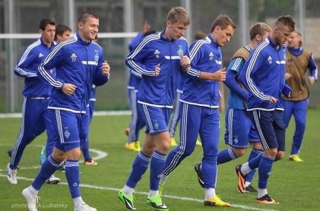 Динамовцы тренировались без Блохина