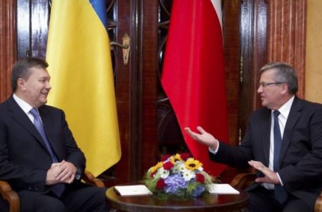Виктор Янукович и Бронислав Коморовский