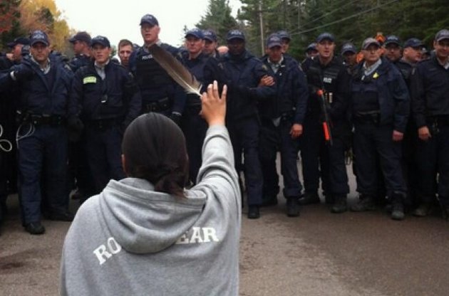 У Канаді протест проти сланцевого газу переріс у заворушення й арешти