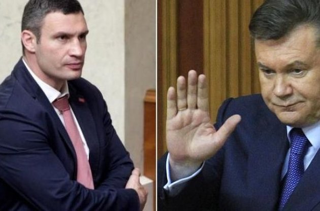 Кличко пообіцяв Януковичу політичну відповідальність в разі свого президентства: Це буде пенсія
